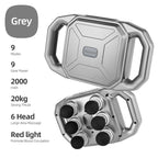 Six-Head Deep Tissue Fascia Gun for Full-Body Muscle Recovery