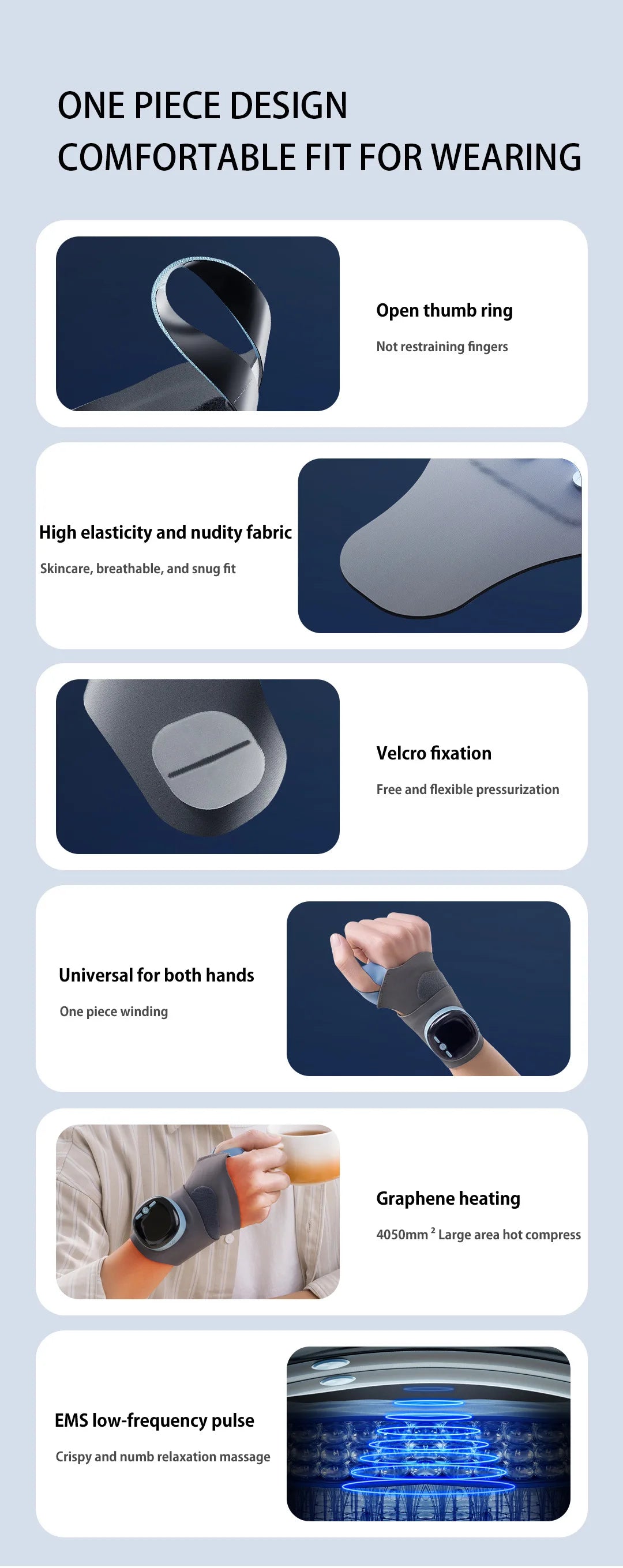 Relivex ThermaPulse™ Wrist Therapy Massager