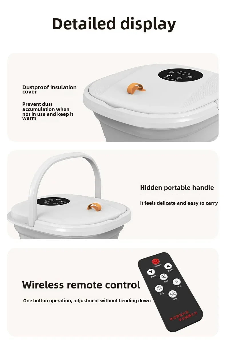 Relivex HydroCalm™ Portable Foot Spa