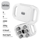 Six-Head Deep Tissue Fascia Gun for Full-Body Muscle Recovery