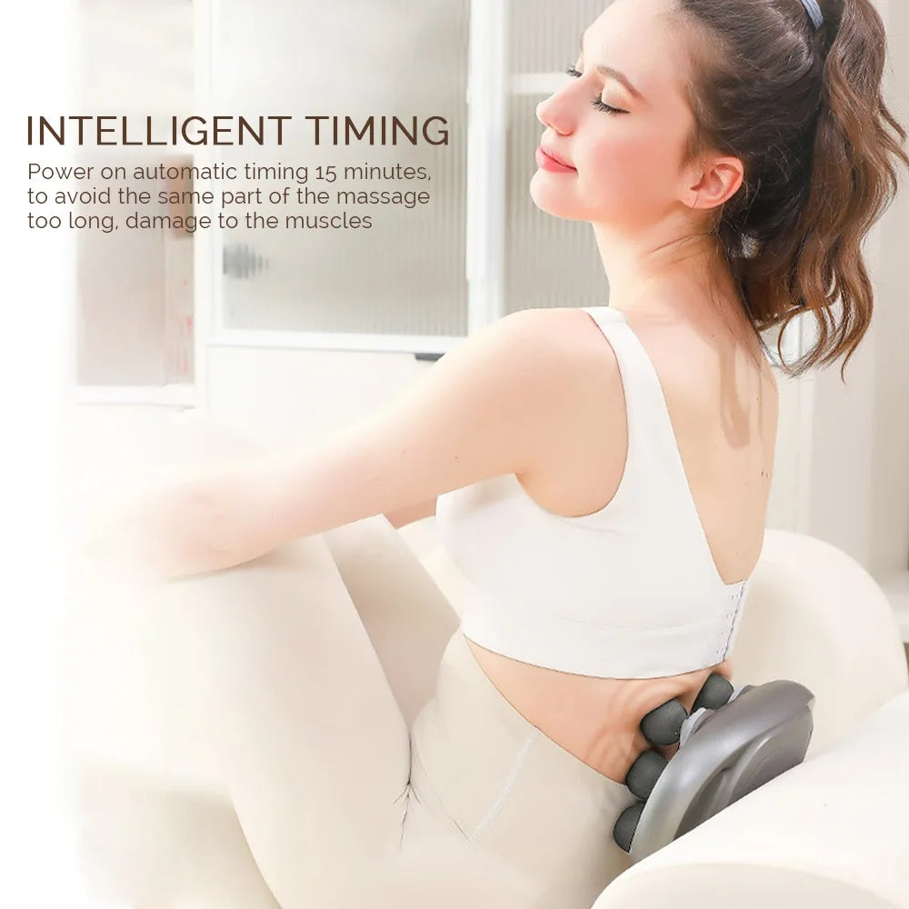 Six-Head Deep Tissue Fascia Gun for Full-Body Muscle Recovery